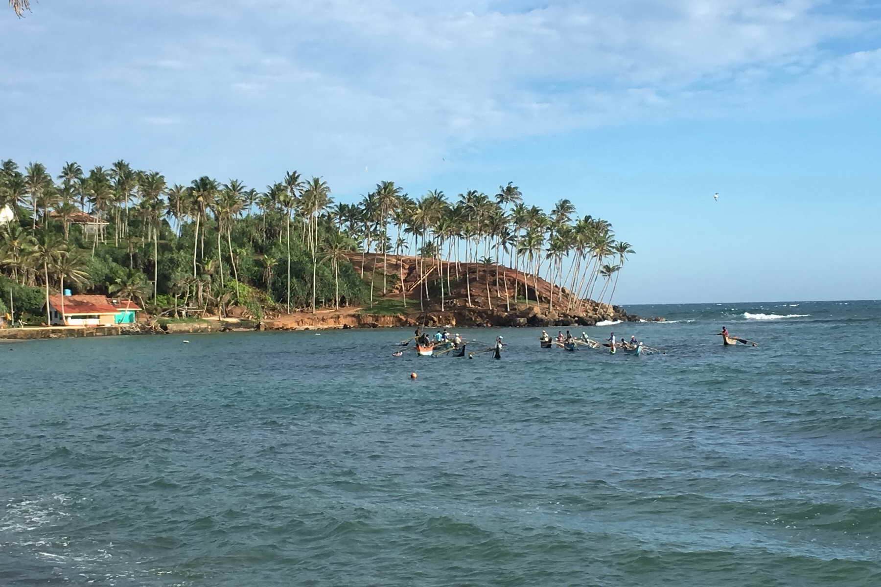 Die Turtlebucht in Mirissa ist nicht nur unter Wasser toll zum Schnorcheln, sondern bietet auch über Wasser einen schönen Anblick