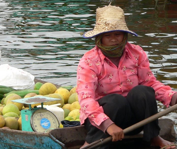 Die Bewohner des Tonle Sap Sees leben hauptsächlich vom Anbau von Reis und Früchten sowie der Fischerei, die Erträge werden dann auf lokalen Märkten zum Verkauf angeboten.