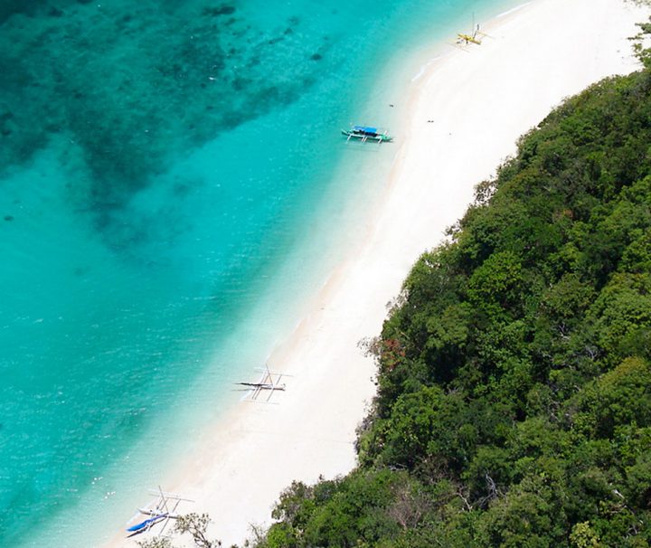 Strand auf der Insel Borocay in den Philippinen