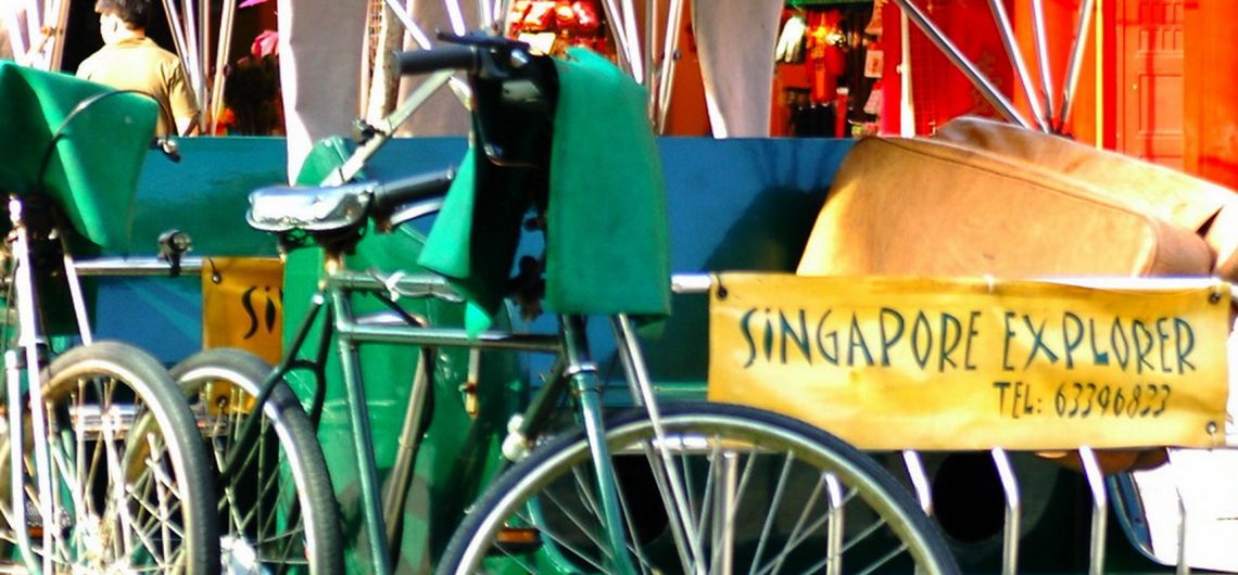 Wie in vielen asiatischen Ländern sind Rikschas auch in Singapur ein verbreitetes und bei Reisenden beliebtes Transportmittel.