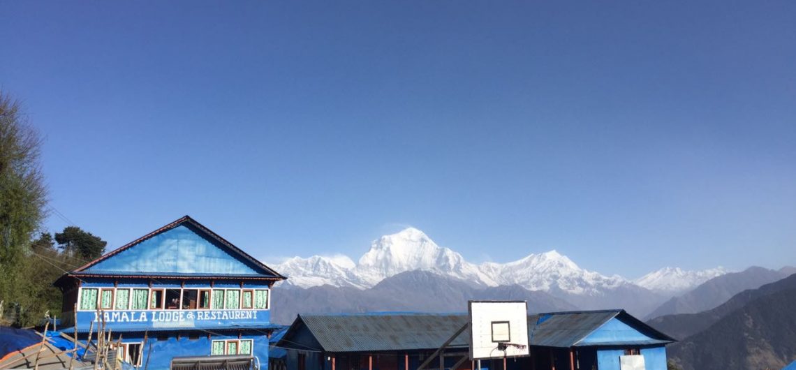Die Kamala Lodge ist ein beliebter Zwischenstopp bei Trekkingreisenden in Nepal.