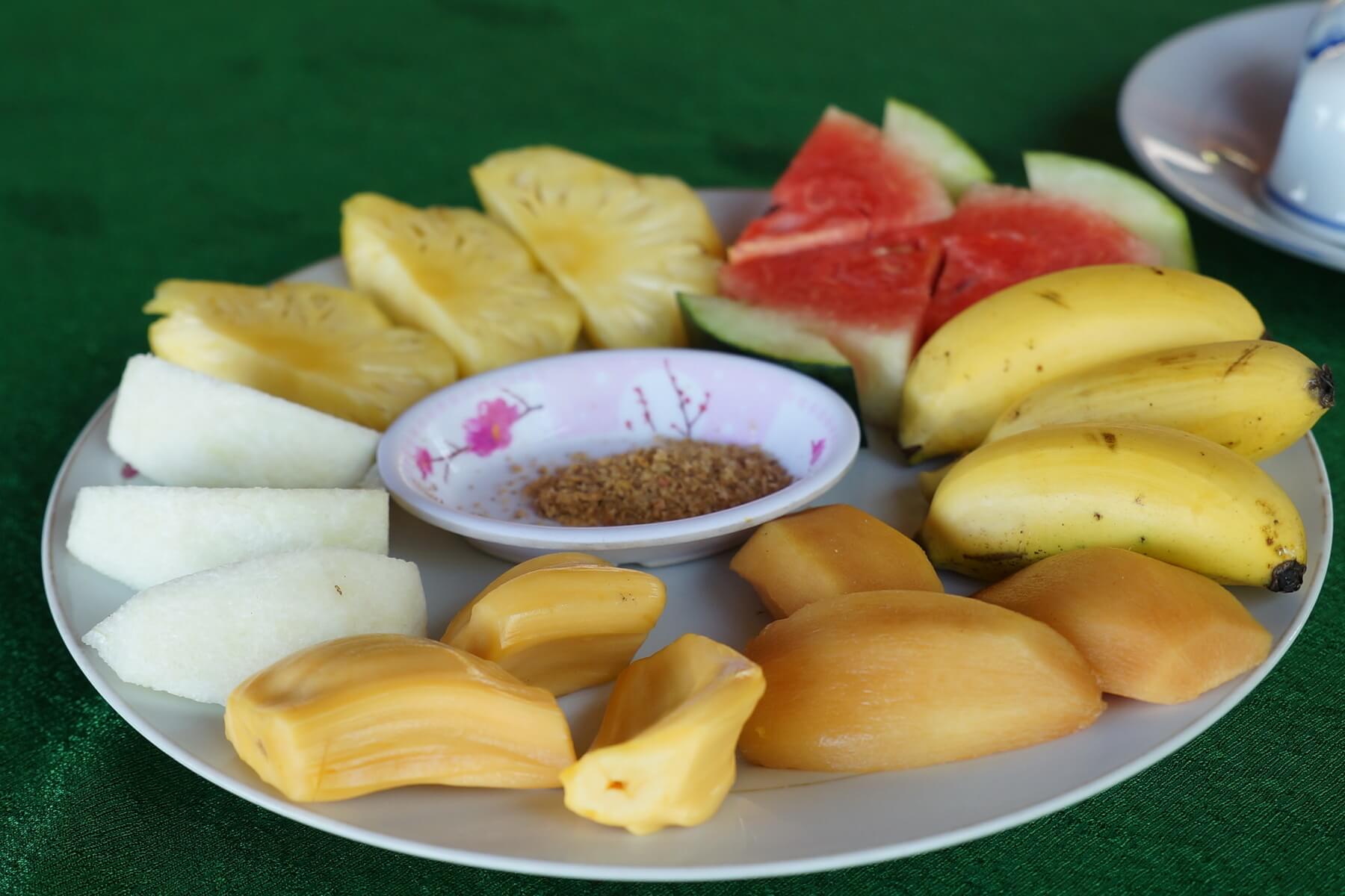Früchteteller zum TET Festival in Vietnam